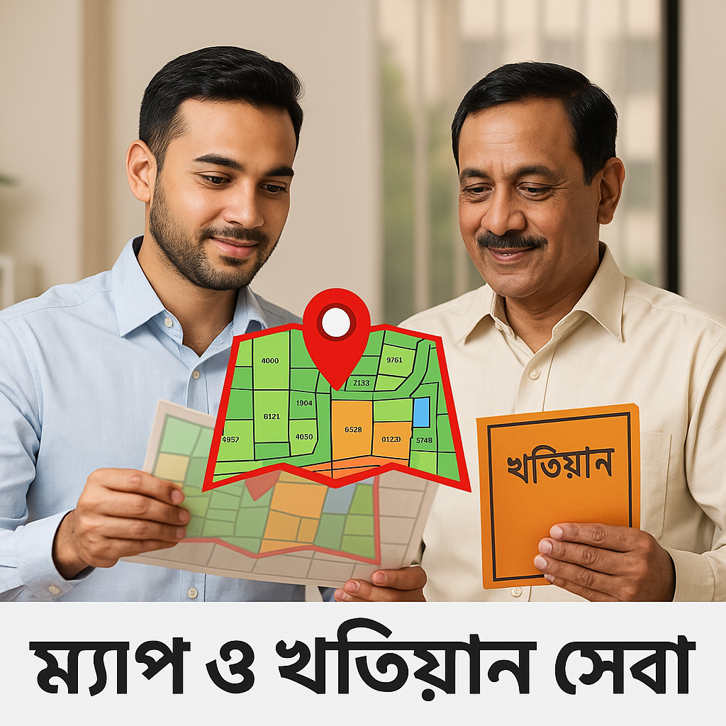 ম্যাপ ও খতিয়ান সেবা